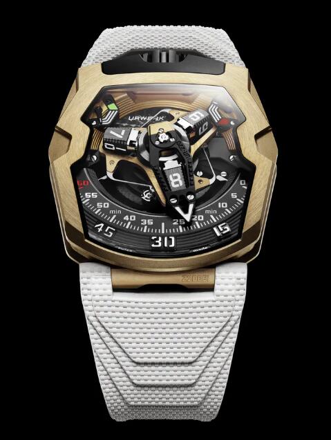 Urwerk 220 Watch Replica UR-220 Red Gold Edition